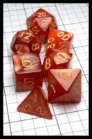 Dice : Dice - Dice Sets - Wiz Dice Red Swirl with White - eBay Dec 2016